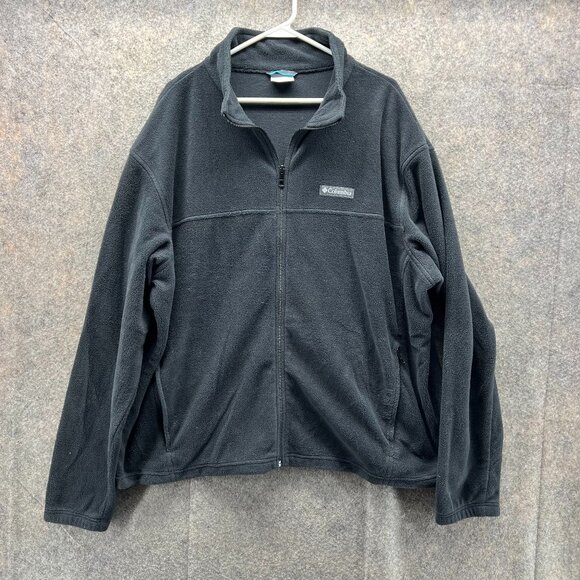 Columbia Jacket Men XXL Adult Gray Full Zip Steen Mountain 2.0 Fleece 155944 - Picture 1 of 13